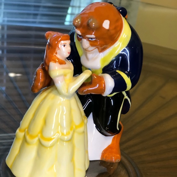 Disney Other - DISNEY- Beauty & the Beast Magnet Salt & Pepper